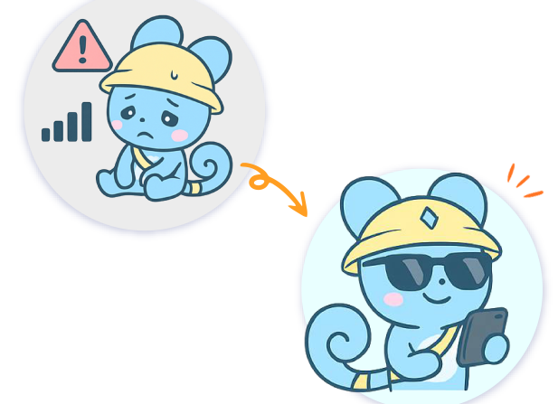 世界中で有名キャリアの回線を使用